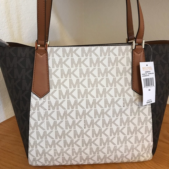Michael Kors Kimberly Large bonded tote vanilla - Picture 5 of 8